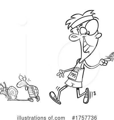 Jogging Clipart #1757736 by toonaday