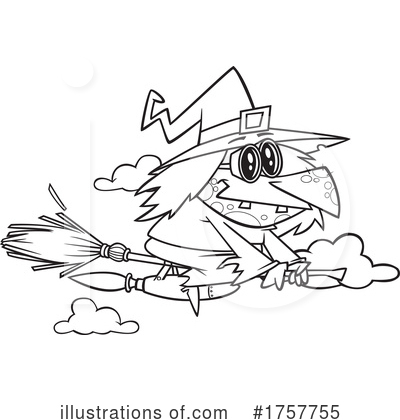 Witch Clipart #1757755 by toonaday