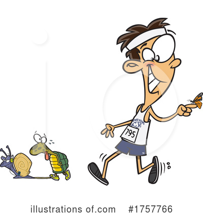 Jogging Clipart #1757766 by toonaday