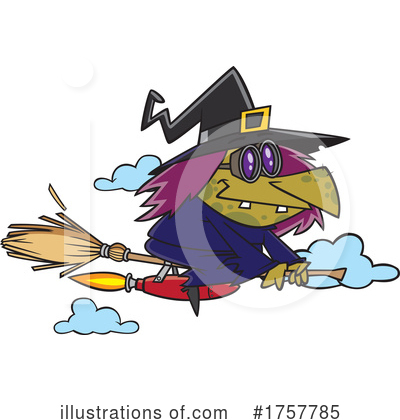 Witch Clipart #1757785 by toonaday