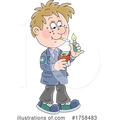 Royalty-Free (RF) Cartoon Clipart Illustration by Alex Bannykh - Stock Sample #1758483