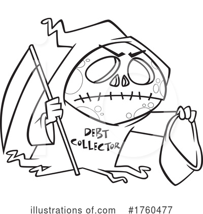 Grim Reaper Clipart #1760477 by toonaday