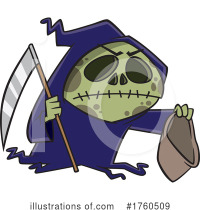 Grim Reaper Clipart #1760509 by toonaday