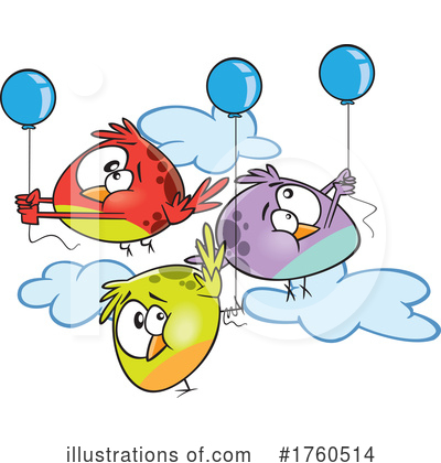 Balloons Clipart #1760514 by toonaday