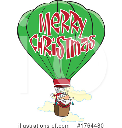 Hot Air Balloon Clipart #1764480 by toonaday