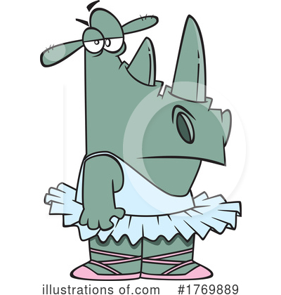 Rhino Clipart #1769889 by toonaday
