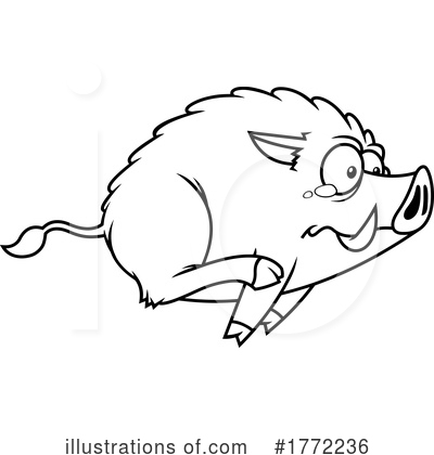 Boar Clipart #1772236 by Hit Toon
