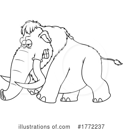 Mammoth Clipart #1772237 by Hit Toon