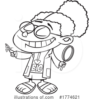 Magnifying Glass Clipart #1774621 by toonaday