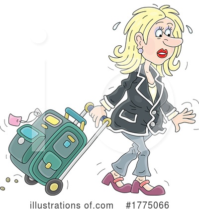 Luggage Clipart #1775066 by Alex Bannykh