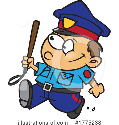 Police Officer Clipart #1775238 by toonaday