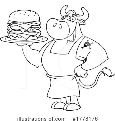 Waiter Clipart #1778176 by Hit Toon