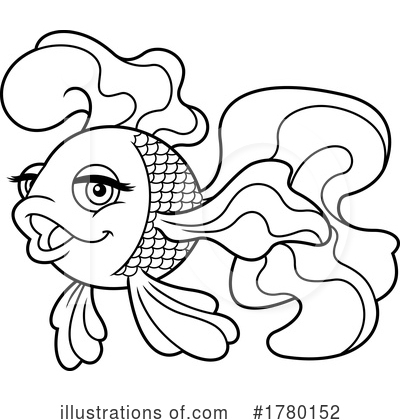 Goldfish Clipart #1780152 by Hit Toon