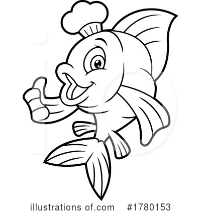 Goldfish Clipart #1780153 by Hit Toon