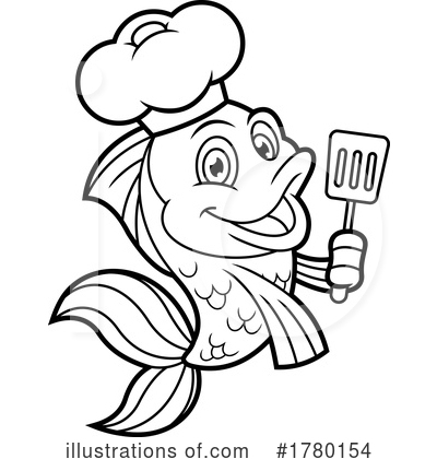 Goldfish Clipart #1780154 by Hit Toon