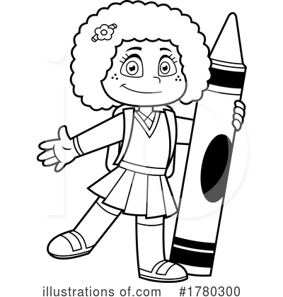 Crayon Clipart #1780300 by Hit Toon