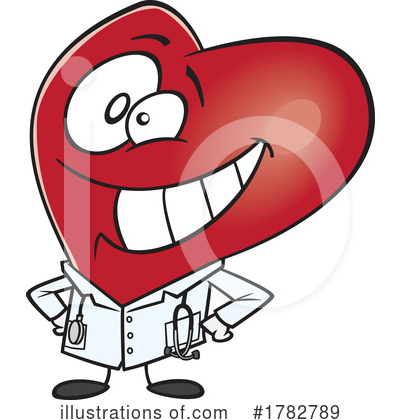 Heart Character Clipart #1782789 by toonaday