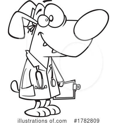 Veterinarian Clipart #1782809 by toonaday