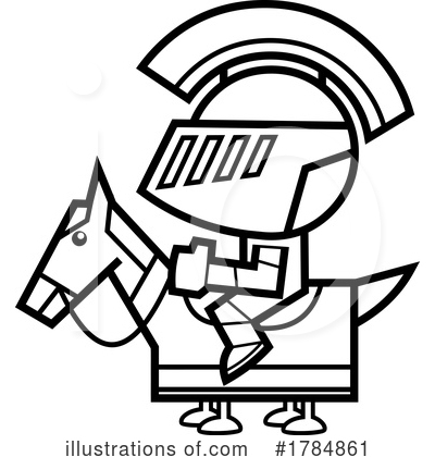 Knight Clipart #1784861 by Hit Toon