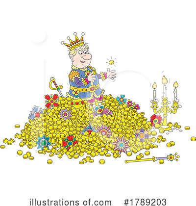 King Clipart #1789203 by Alex Bannykh