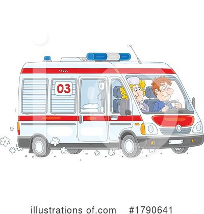 Ambulance Clipart #1790641 by Alex Bannykh