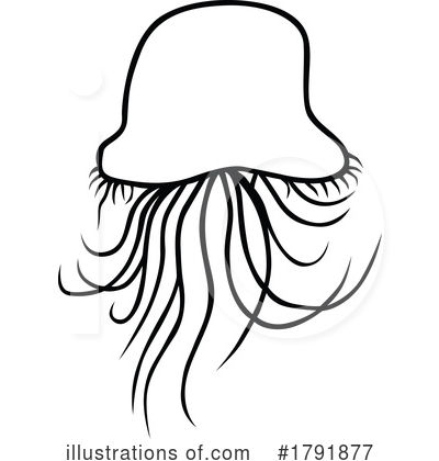 Jellyfish Clipart #1791877 by dero
