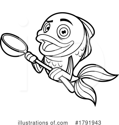 Chef Fish Clipart #1791943 by Hit Toon