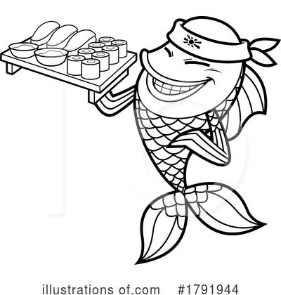 Goldfish Clipart #1791944 by Hit Toon