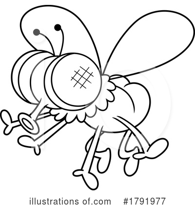 Fly Clipart #1791977 by Hit Toon