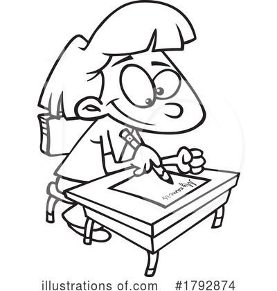 Writing Clipart #1792874 by toonaday