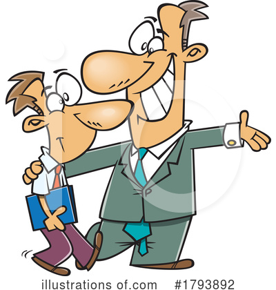 Business Man Clipart #1793892 by toonaday