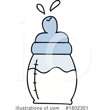 Baby Bottle Clipart #1802301 by lineartestpilot