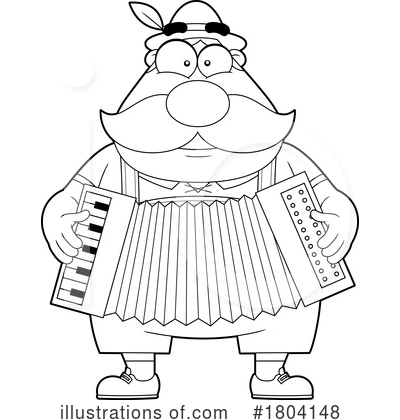Accordion Clipart #1804148 by Hit Toon