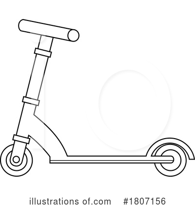 Scooter Clipart #1807156 by Hit Toon