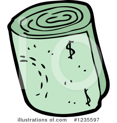Royalty-Free (RF) Cash Clipart Illustration by lineartestpilot - Stock Sample #1235597