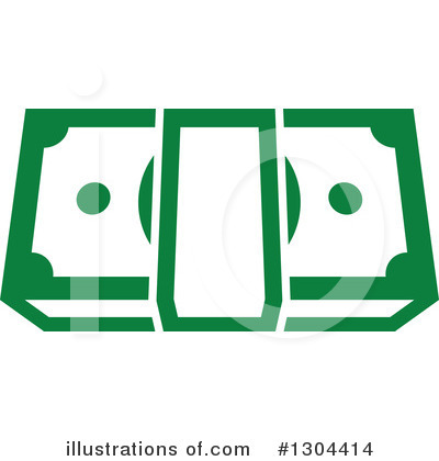 Royalty-Free (RF) Cash Clipart Illustration by Vector Tradition SM - Stock Sample #1304414