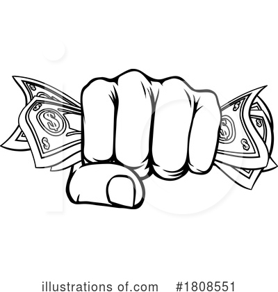 Royalty-Free (RF) Cash Clipart Illustration by AtStockIllustration - Stock Sample #1808551