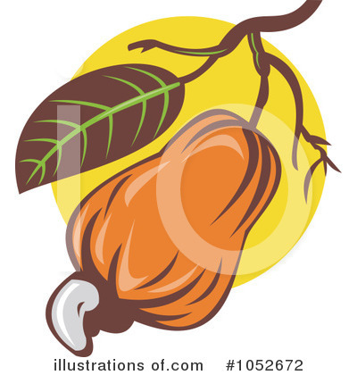 Royalty-Free (RF) Cashew Clipart Illustration by patrimonio - Stock Sample #1052672
