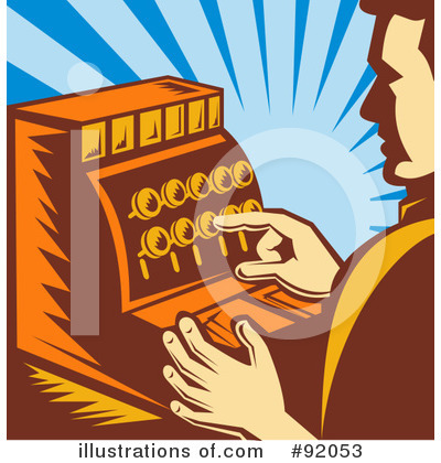 Cashier Clipart #92053 by patrimonio