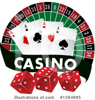 Royalty-Free (RF) Casino Clipart Illustration by Vector Tradition SM - Stock Sample #1264685