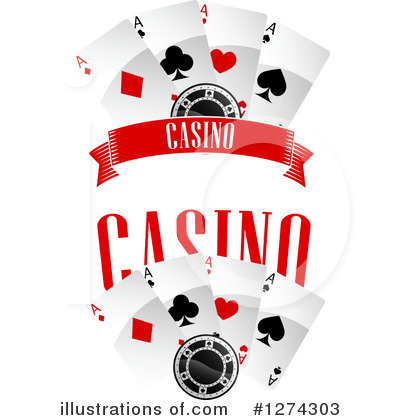 Royalty-Free (RF) Casino Clipart Illustration by Vector Tradition SM - Stock Sample #1274303