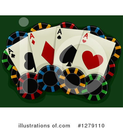 Poker Chips Clipart #1279110 by BNP Design Studio