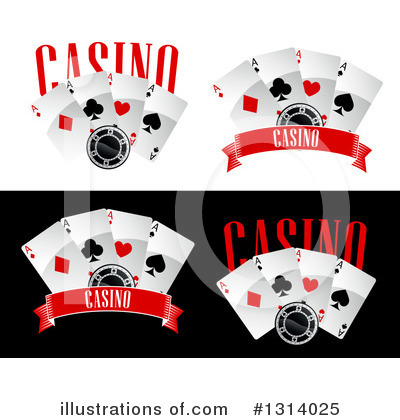 Royalty-Free (RF) Casino Clipart Illustration by Vector Tradition SM - Stock Sample #1314025