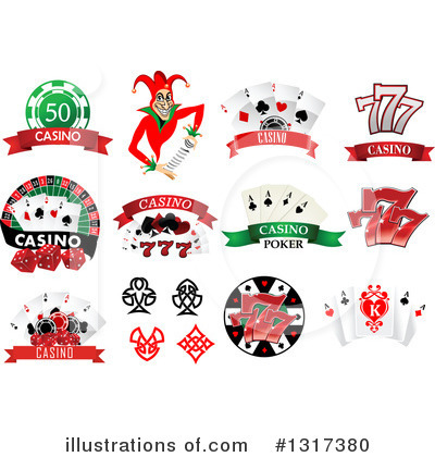 Royalty-Free (RF) Casino Clipart Illustration by Vector Tradition SM - Stock Sample #1317380