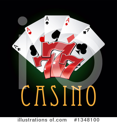Royalty-Free (RF) Casino Clipart Illustration by Vector Tradition SM - Stock Sample #1348100