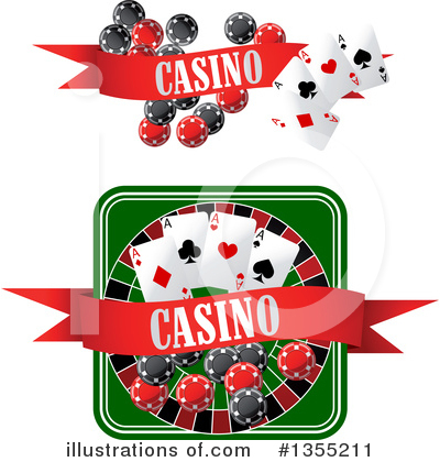 Poker Chip Clipart #1355211 by Vector Tradition SM