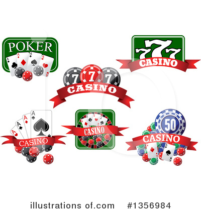 Royalty-Free (RF) Casino Clipart Illustration by Vector Tradition SM - Stock Sample #1356984