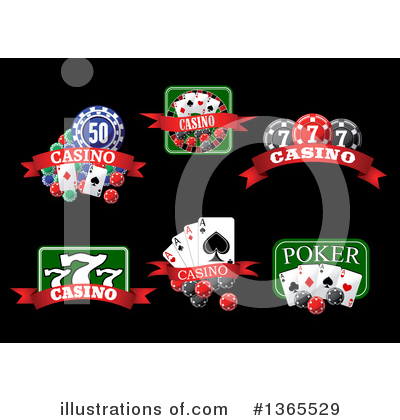 Royalty-Free (RF) Casino Clipart Illustration by Vector Tradition SM - Stock Sample #1365529