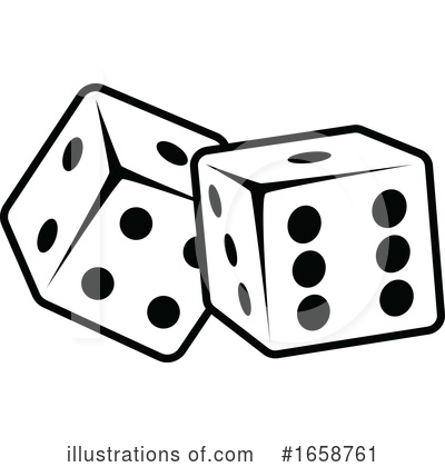 Dice Clipart #1658761 by Vector Tradition SM