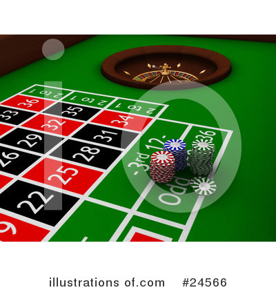 Roulette Clipart #24566 by KJ Pargeter